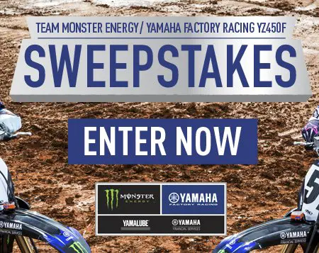 Win a 2019 Team Replica Yamaha YZ450F