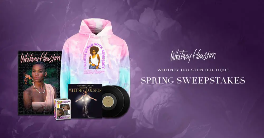 Win A $210 Whitney Houston Merch Bundle