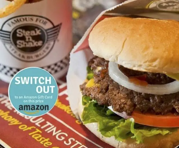 Win a $25 Steak n Shake OR Amazon Gift Card
