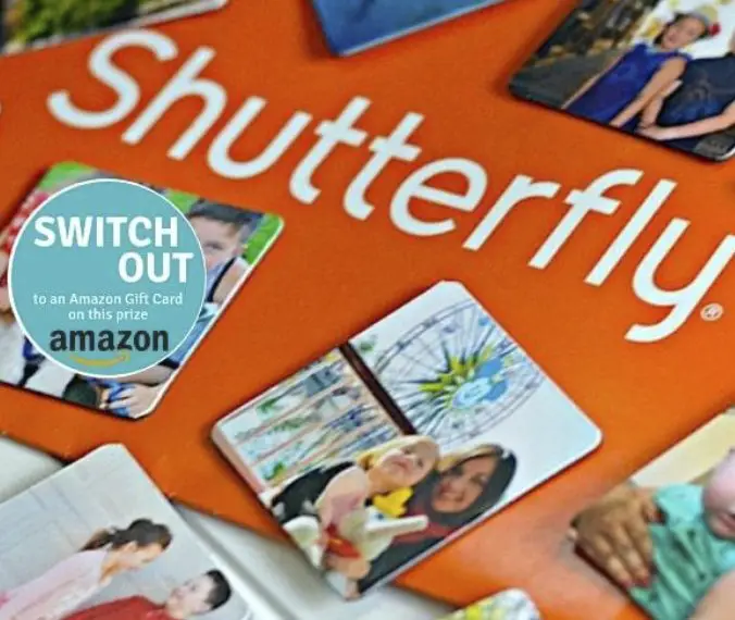 Win a $25 Shutterfly or Amazon Gift Card