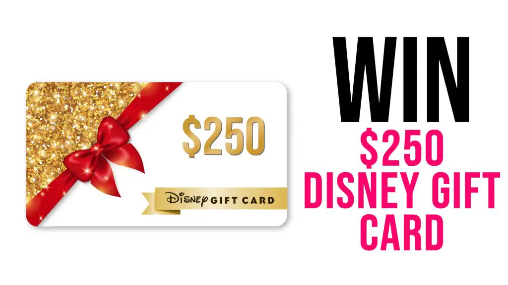 Win A $250 Disney Gift Card In The Yourtels $250 Disney Gift Card Giveaway