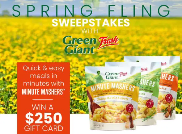 Win A $250 Gift Card In The Farm Star Living Spring Fling Sweepstakes With Minute Mashers Giveaway
