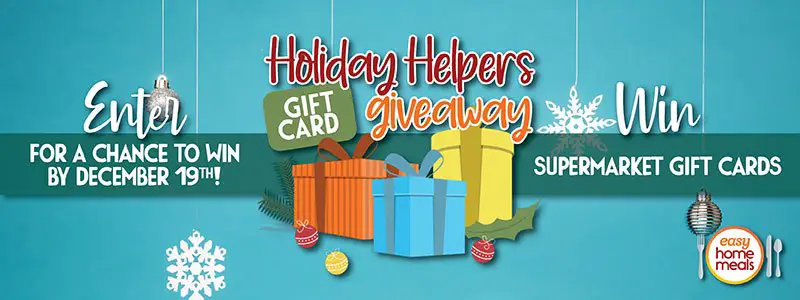 Win A $250 Grocery Gift Card In The Holiday Helpers Giveaway
