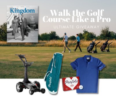 Win A $2900 Electric Caddie And More In The Walk The Golf Course Like A Pro Giveaway