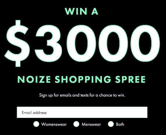 Win A $3,000 Noize.com Shopping Spree