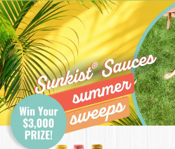 Win A $3,000 Sunkist Sauces Summer Package