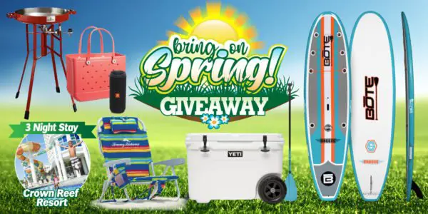 Win A 3-Night Stay at Crown Reef Beach Resort & Waterpark And More