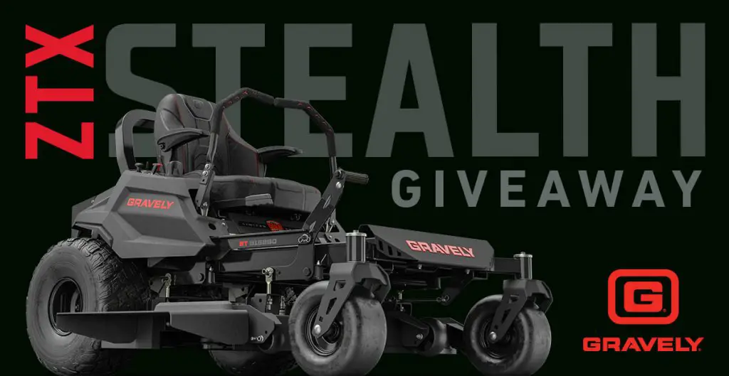 Win A $4,200 Ride On Lawn Mower In The Gravely ZT X Stealth Zero-Turn Lawn Mover Giveaway