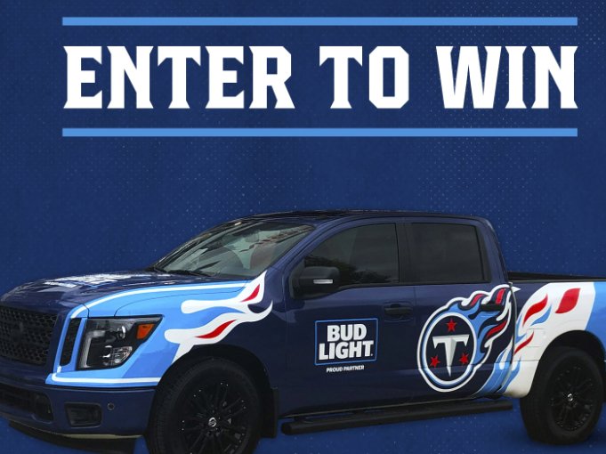 Win a $41,000 Tennessee Titans Truck