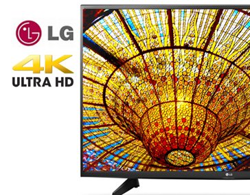 Win a 43" LG 4k Smart UHDTV