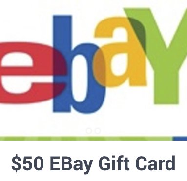 Win a $50 eBay Gift Card