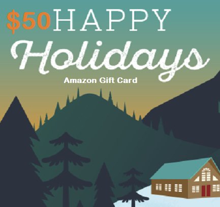 Win a $50 Happy Holidays Amazon Gift Card