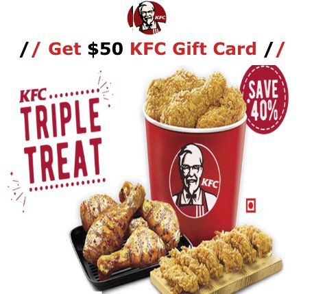 Win a $50 KFC Gift Card