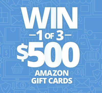 Win a $500 Amazon Gift Card! - 3 Winners!