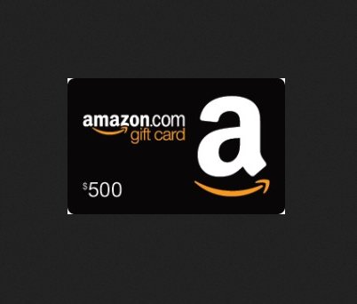 Win a $500 Amazon Giftcard!