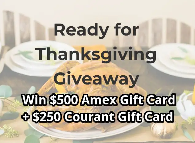 Win A $500 AMEX Gift Card + $250 Courant Gift Card In The Apartment Therapy Media Ready For Thanksgiving Giveaway