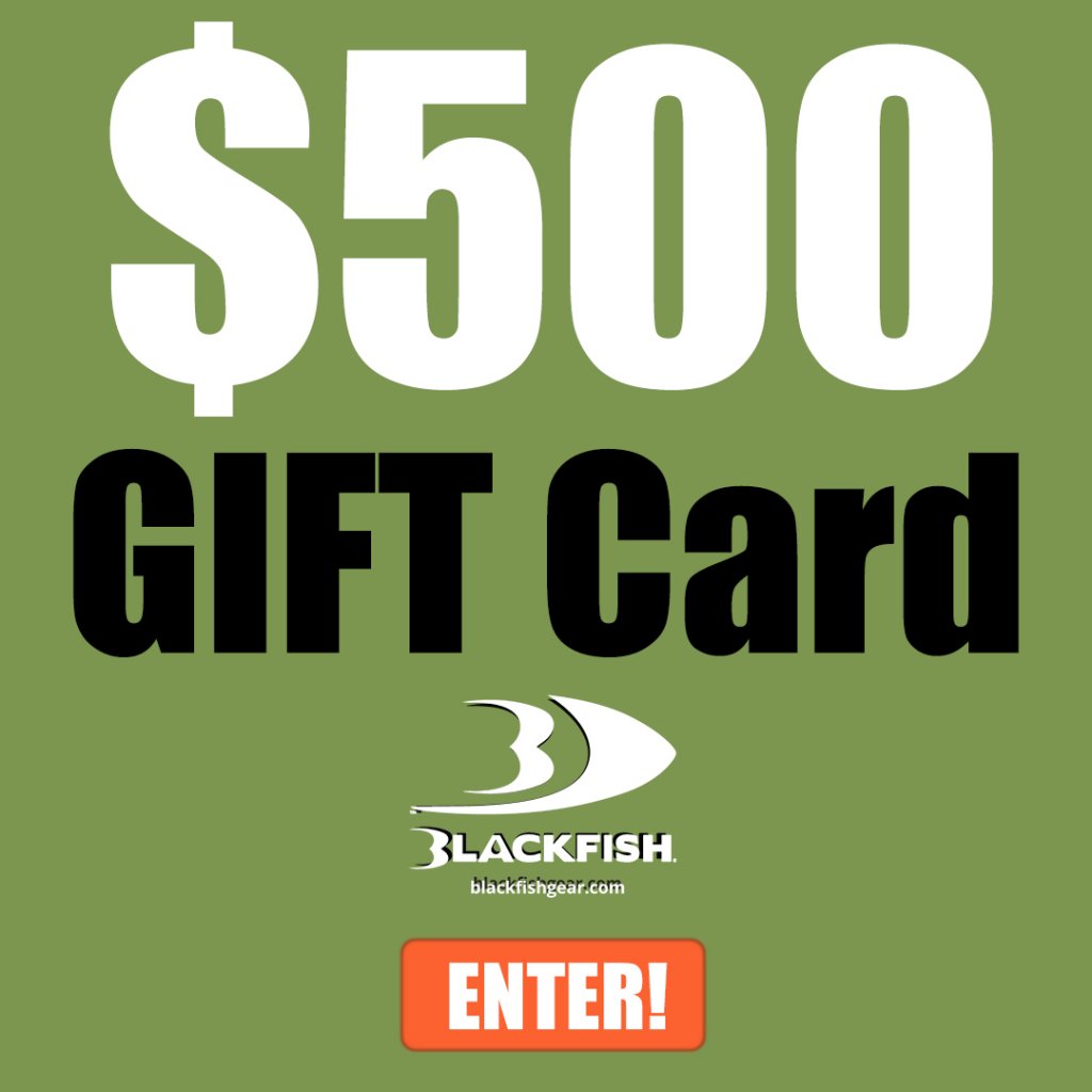 Win A $500 Blackfish Gear Gift Card  In The Angling Edge Giveaway