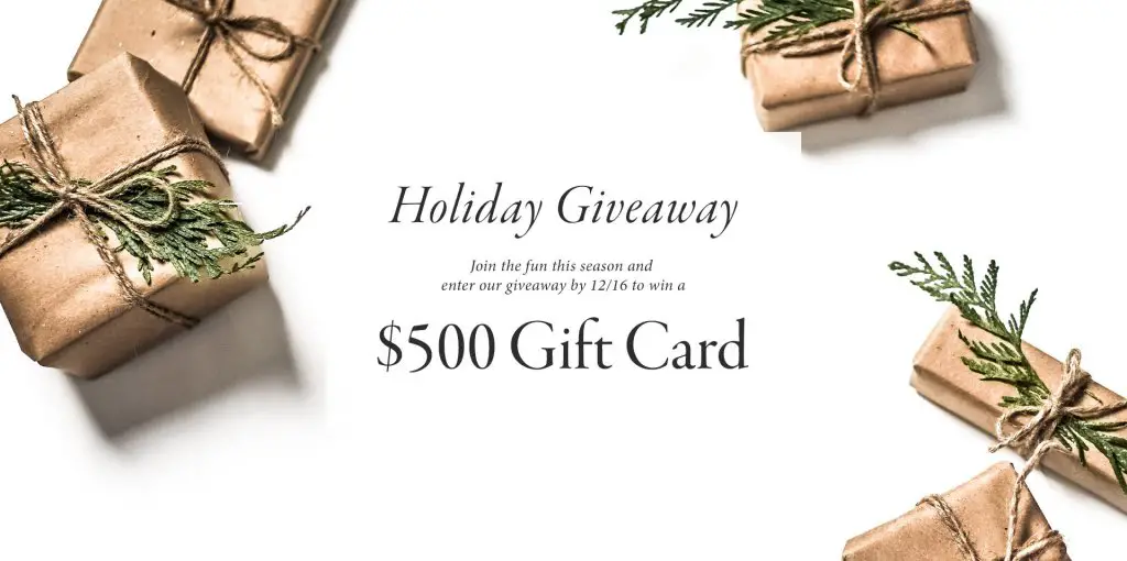 Win A $500 Gift Card In The Karen Krane Holiday Giveaway