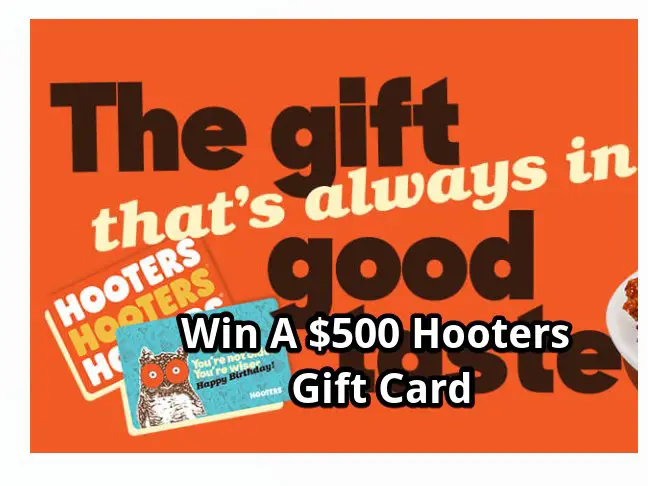 Win A $500 Hooters Gift Card