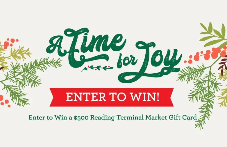 Win A $500 Reading Terminal Market Gift Card