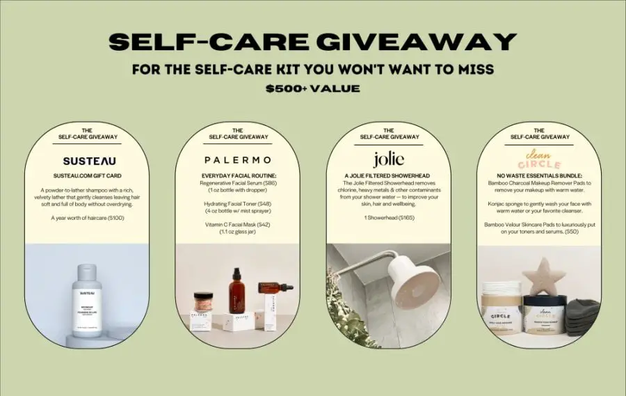 Win A $500 Self Care Kit In The Susteau Self Care Giveaway