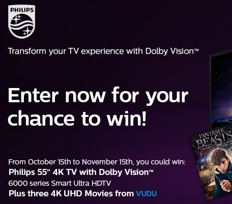 Win a 55" Smart Ultra HDTV Sweepstakes