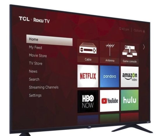Win a 55" TCL 4K Roku Smart TV for Valentine's Day