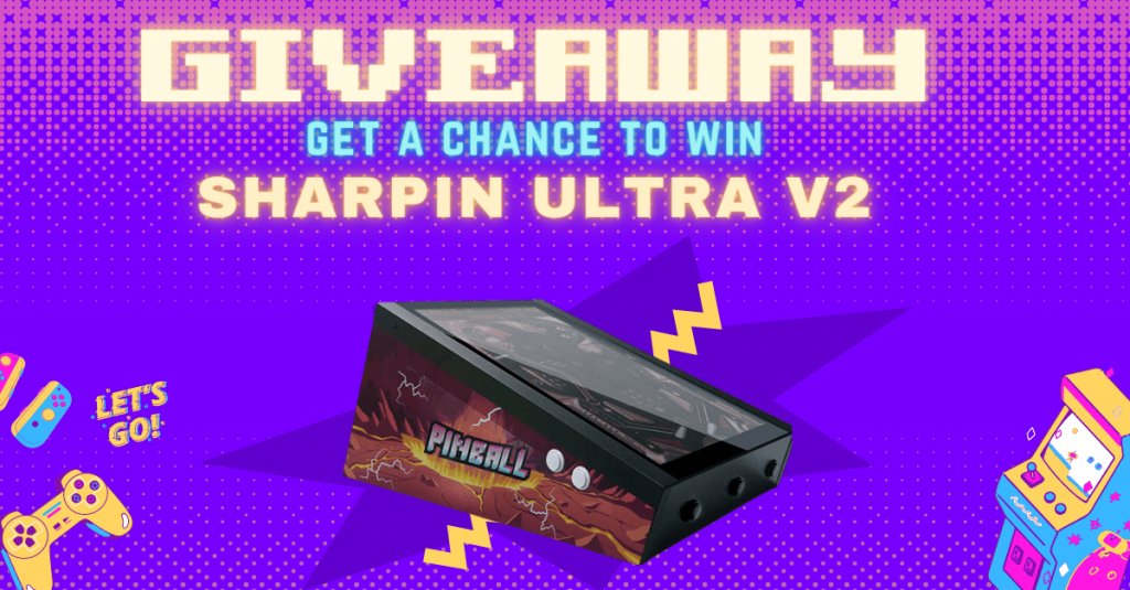 Win A $587 Sharpin ULTRA V2 Virtual Pinball Machine