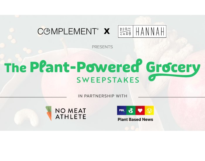 Win A $6,000 Grocery Gift Card, Meal Guides & More In Complement's Plant Powered Grocery Sweepstakes