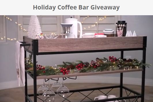 Win A $600 Coffee Bar To Entertain Guests This Holiday Season