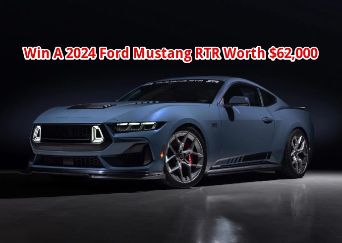 Win A $62,000 2024 Ford Mustang RTR In The 2023 Autozone RTR Vehicles Sweepstakes
