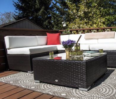 Win A 7 Piece Rattan Patio Furniture Sectional Set
