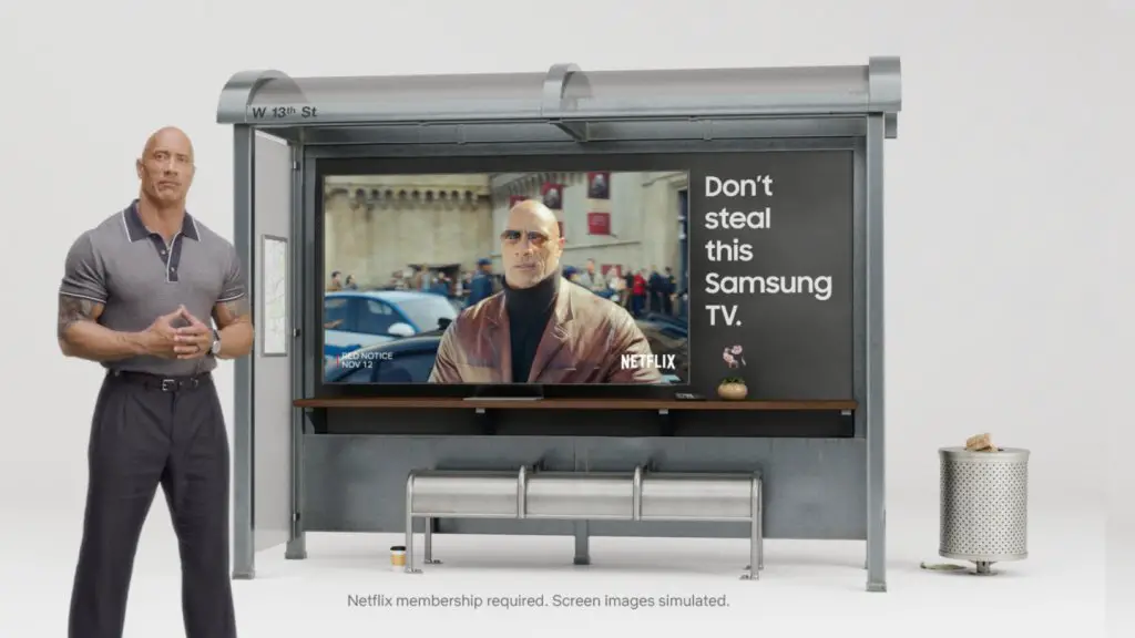 Win A 75" Samsung TV and Soundbar In The Red Notice Don't Steal This TV Giveaway