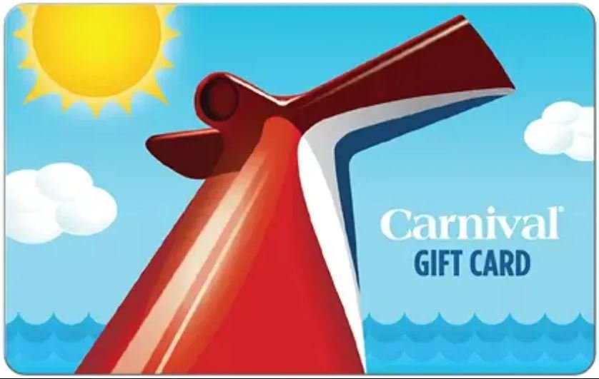 Win A $750 Carnival Gift Card