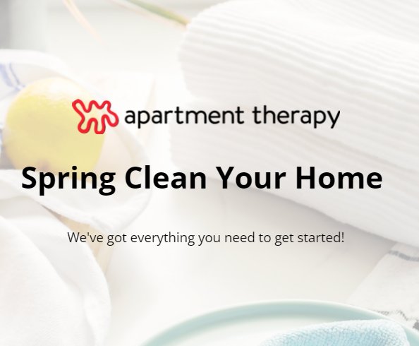 Win A $900 VISA Gift Card In The Apartment Therapy Spring Clean Your Home Sweepstakes