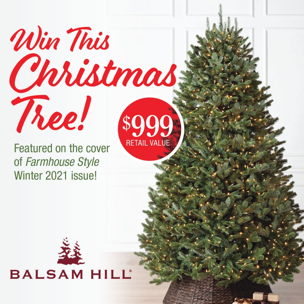 Win A $999 Artificial Christmas Tree In The FarmHouse Style Magazine Christmas Tree Sweepstakes