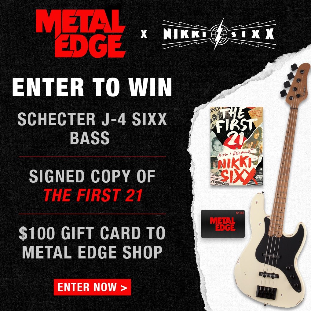 Win A Bass Guitar, The First 21 And A Gift Card In The Nikki Sixx 'The First 21' Bass Bundle Giveaway