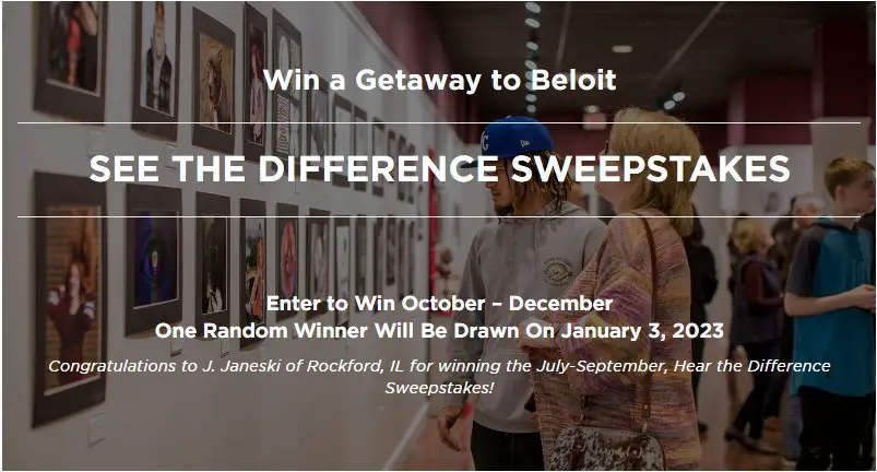 Win A Beloit Getaway In The See The Difference Sweepstakes