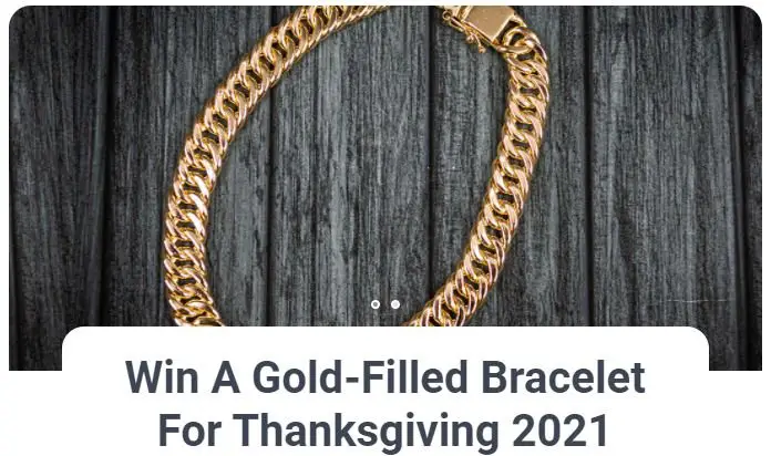 Win A Bracelet In The Zabdi Jewelry Gold-Filled Bracelet For Thanksgiving Giveaway