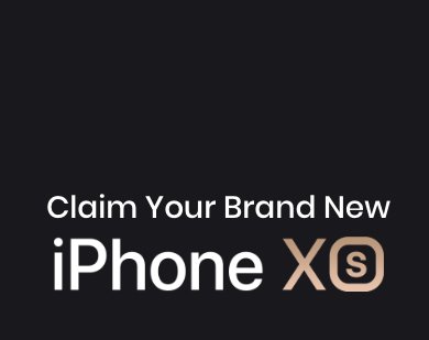 Win a Brand New iPhone XS