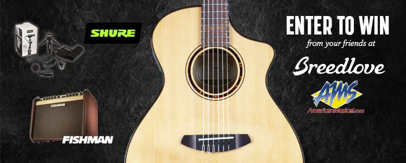 Win A Breedlove Acoustic Guitar, Amplifier And Microphone