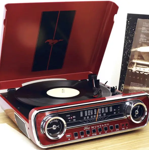 Win a Classic Ford Mustang Record Player