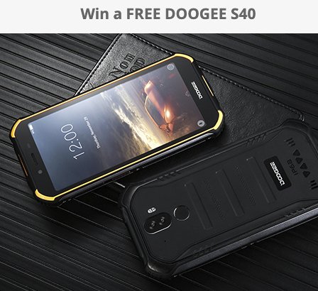 Win a Doogee S40 Rugged Smartphone