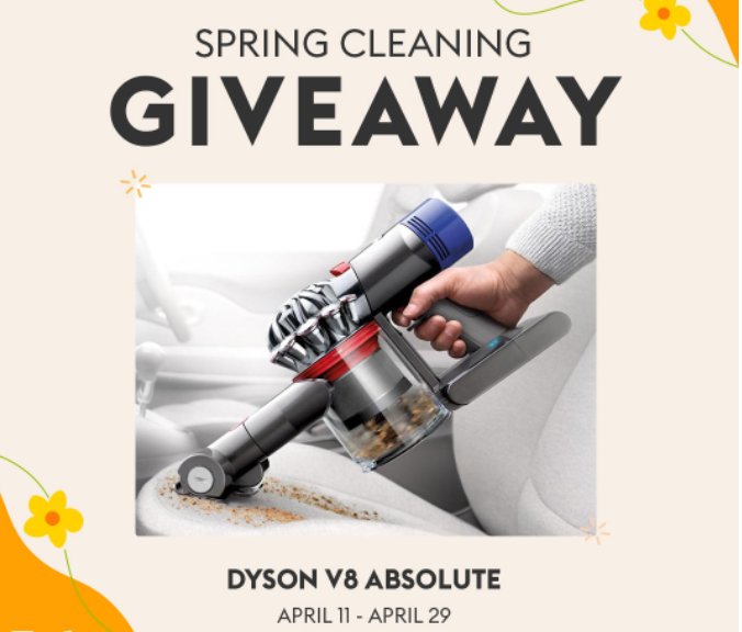 Win A Dyson V8 Absolute Vacuum Cleaner