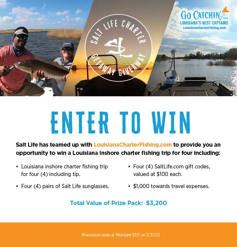Win A Fishing Trip For 4 In The Louisiana Fishing Trip Sweepstakes