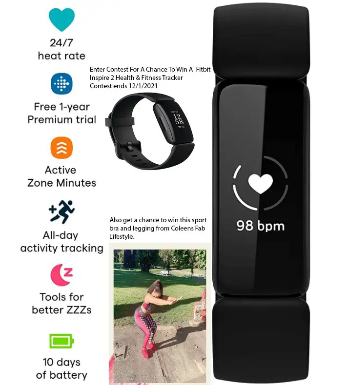 Win A Fitbit Inspire 2  Health And Fitness Tracker In The Coleens Fab Lifestyle Fitbit Inspire 2 Sweepstakes