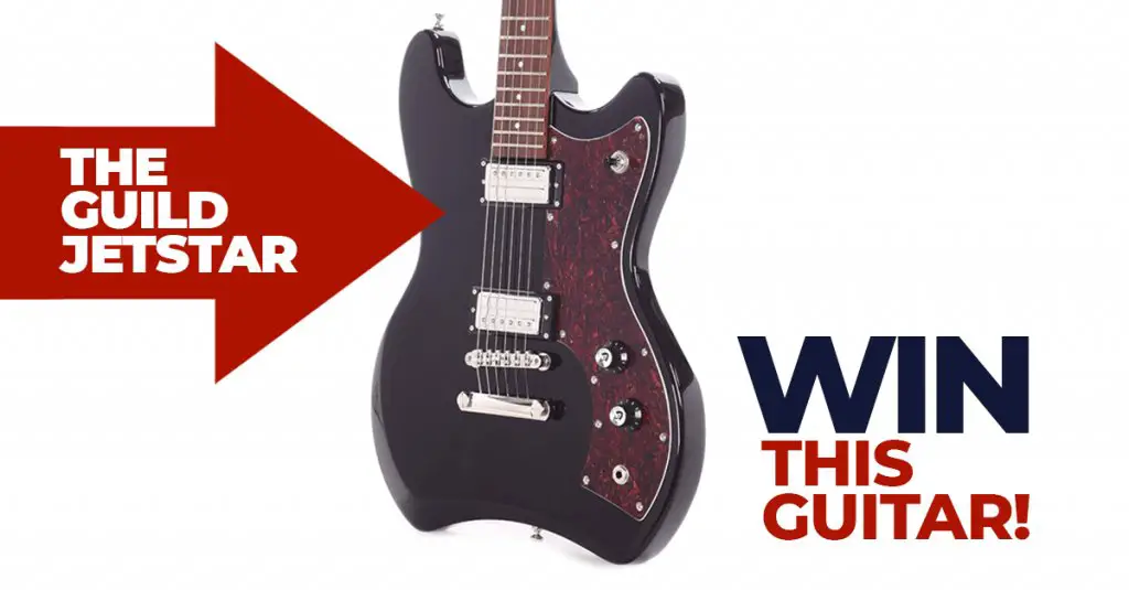 Win A Free Electric Guitar In The JamPlay Guild Jetstar Black Giveaway