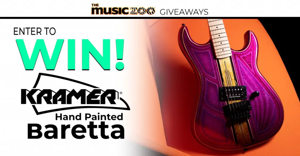 Win A Hand-Painted Guitar In The Music Zoo’s Kramer Baretta Guitar Giveaway