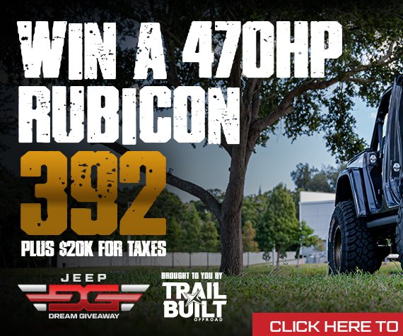 Win A Jeep Wrangler Rubicon + $20,000 Cash