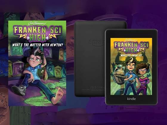 Win a Kindle Paperwhite & 2 Books in  Franken-Sci High Series